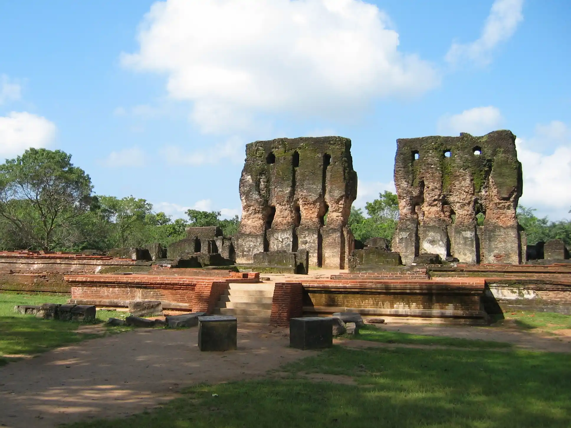 Ruins of the massive Royal Palace of King Parakramabahu